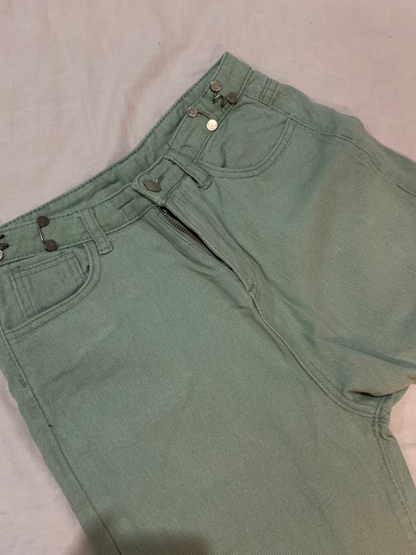 SAGE GREEN JEANS, Fesyen Wanita, Pakaian Wanita, Bawahan di Carousell