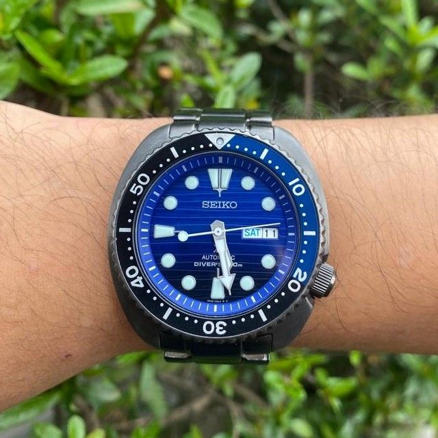 Seiko Prospex SRPD11K1 Turtle Save The Ocean Auto Divers 200M Stainless Steel Strap SPECIAL EDITION