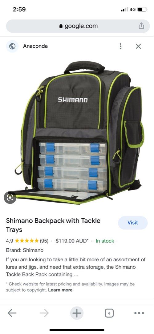  Shimano Tackle Backpack