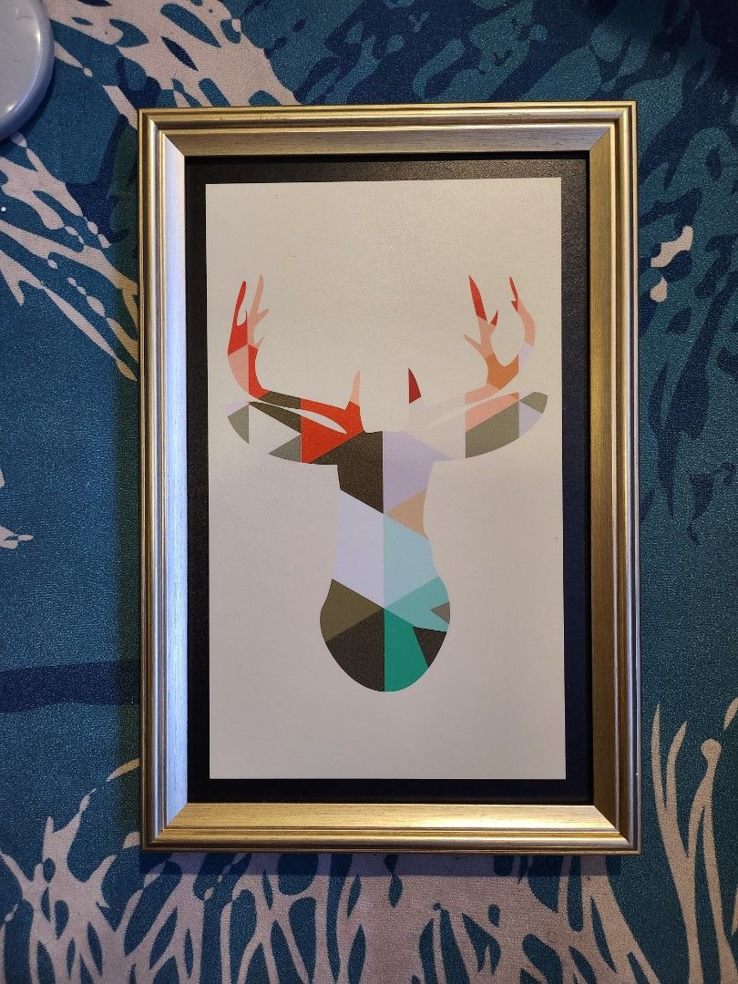 Simple Portrait Paintings With Frame, Furniture & Home Living, Home ...