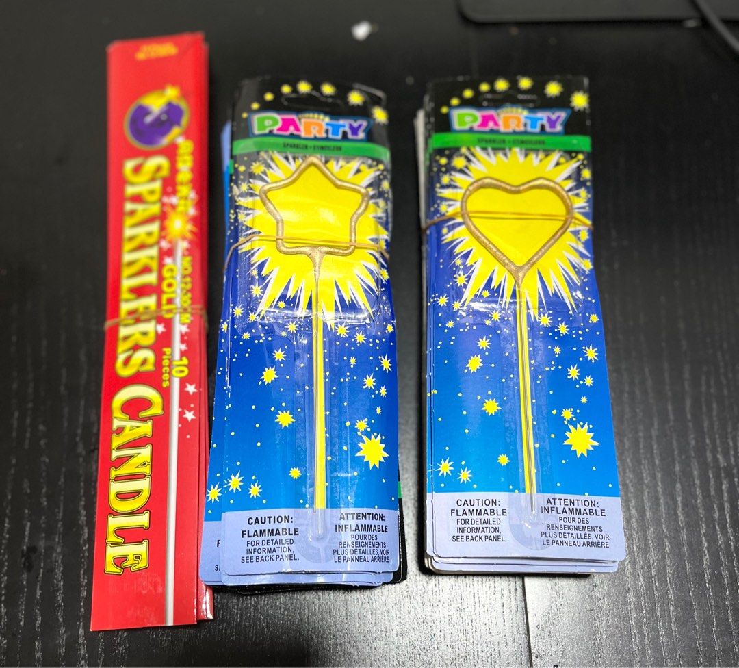 Sparklers Candles, Hobbies & Toys, Stationery & Craft, Occasions