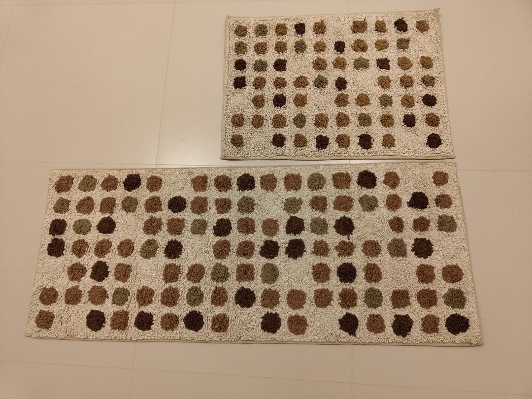 Special Bathroom Tuft Rug Set, Furniture & Home Living, Home Decor