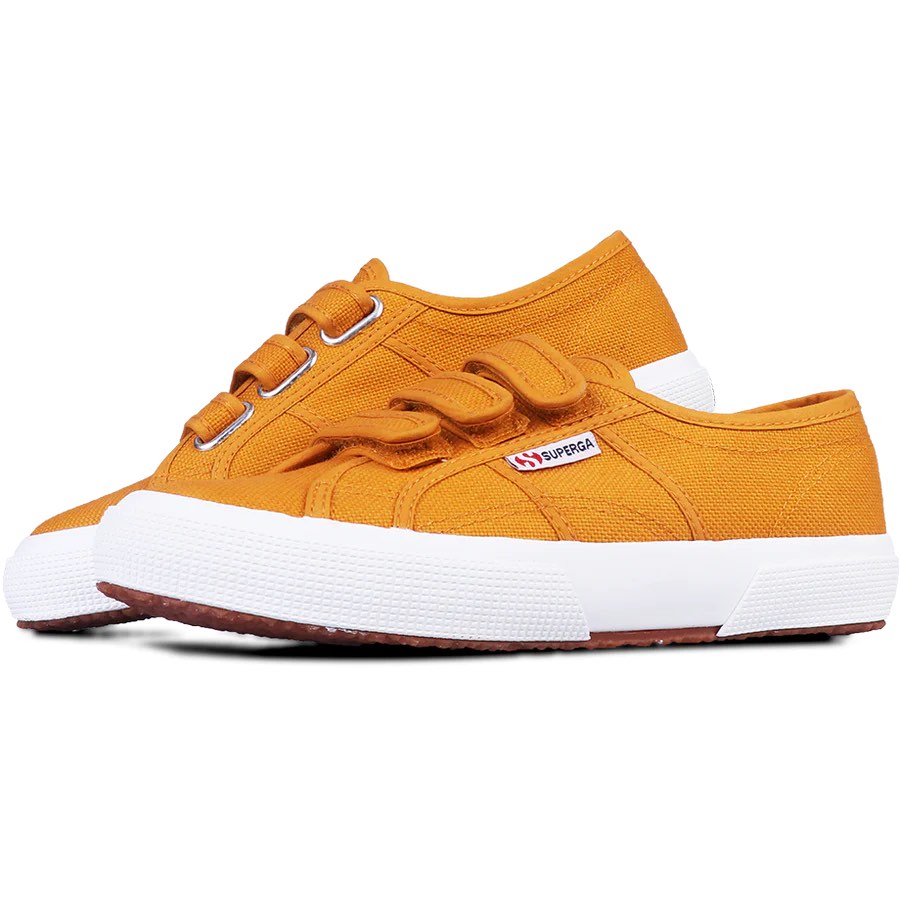 Superga yellow shop golden