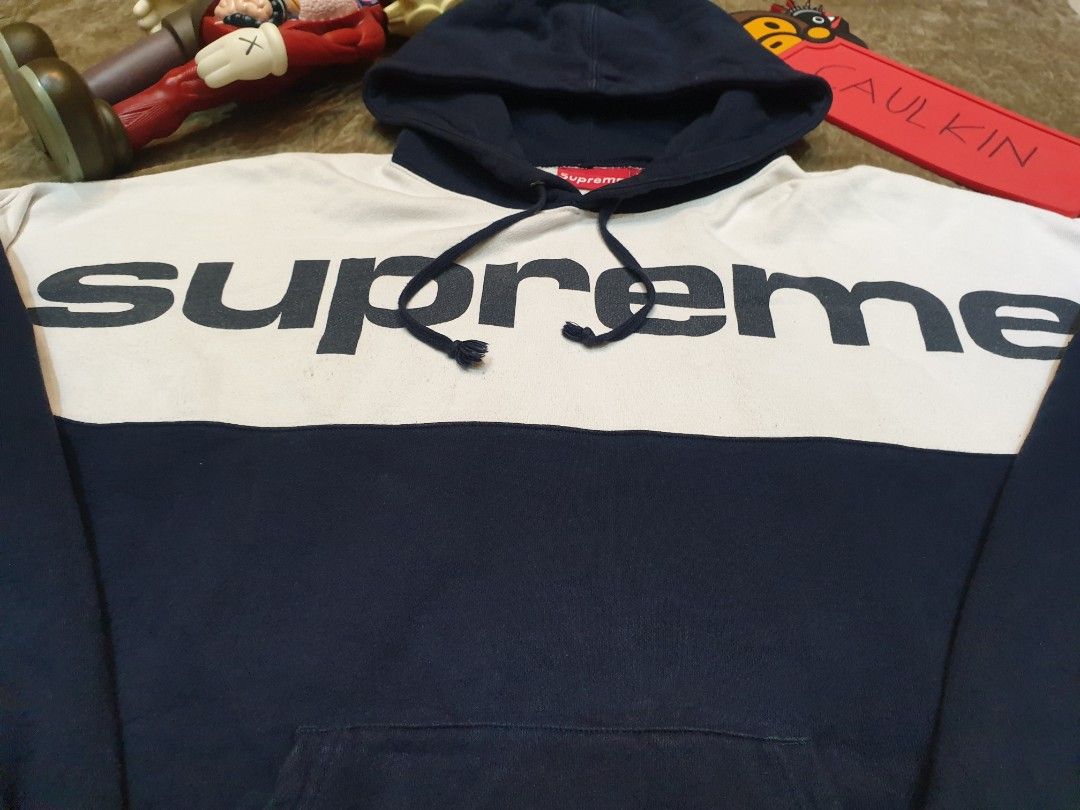 supreme blocked hoodie
