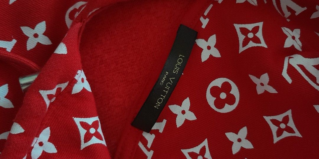 SUPREME x LOUIS VUITTON LV hoodie, Men's Fashion, Tops & Sets, Hoodies on  Carousell