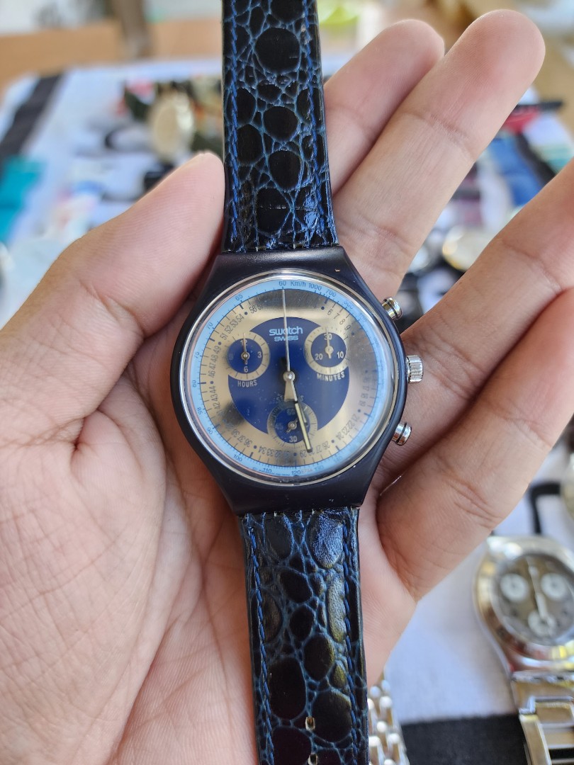 Swatch silver star top