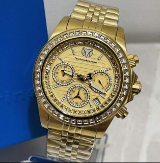 Technomarine Manta Ray Gold Tone Women's Watch (39.5mm) 🇺🇸 (U.S. Bought & Authentic)