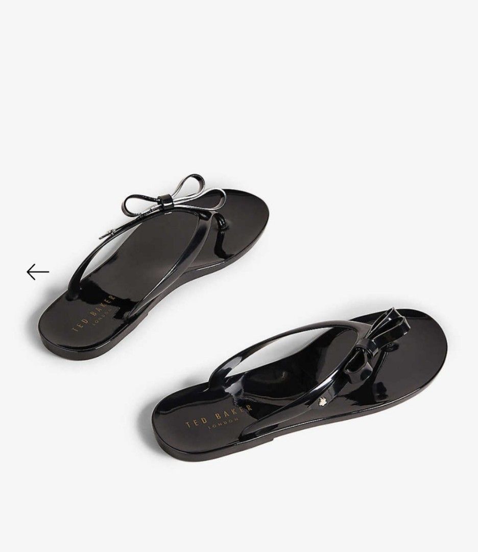 White ted baker new arrivals flip flops