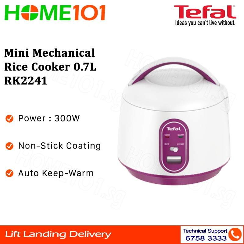 Tefal Mini Mechaniecal Rice Cooker 0.7L RK2241, TV & Home Appliances, Kitchen Appliances