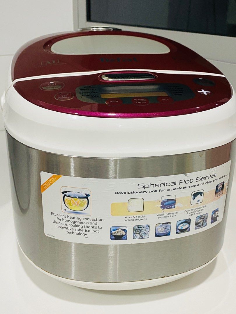 Tefal rice cooker (AI, Spherical Pot), TV & Home Appliances, Kitchen