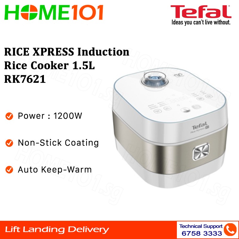 Tefal Rice Express Induction Rice Cooker 1.5L RK7621, TV & Home