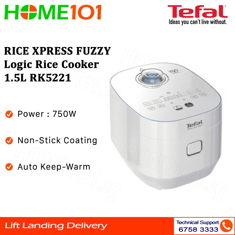 Tefal XPRESS Fuzzy Logic Rice Cooker 1.5L RK5221, TV & Home Appliances