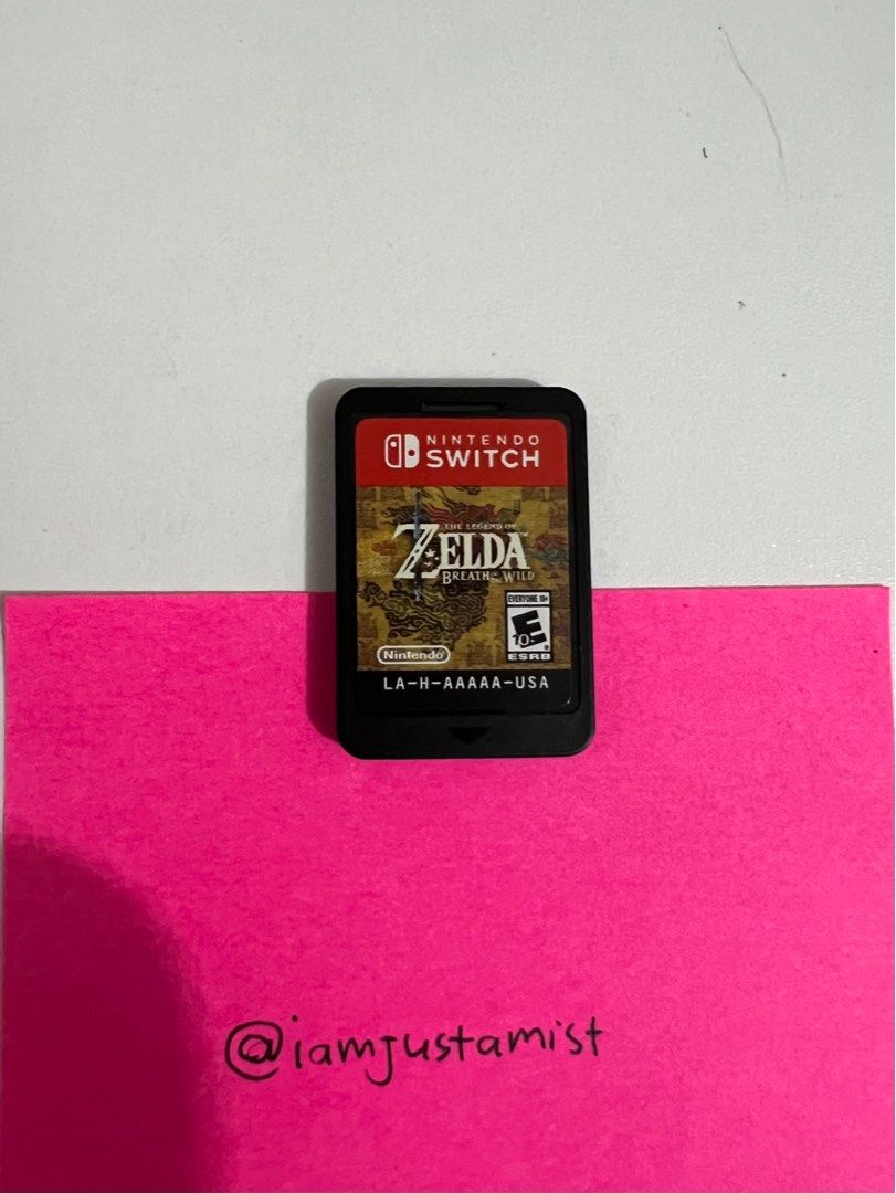 The Legend of Zelda Breath of the Wild (cartridge only) Nintendo Switch ...