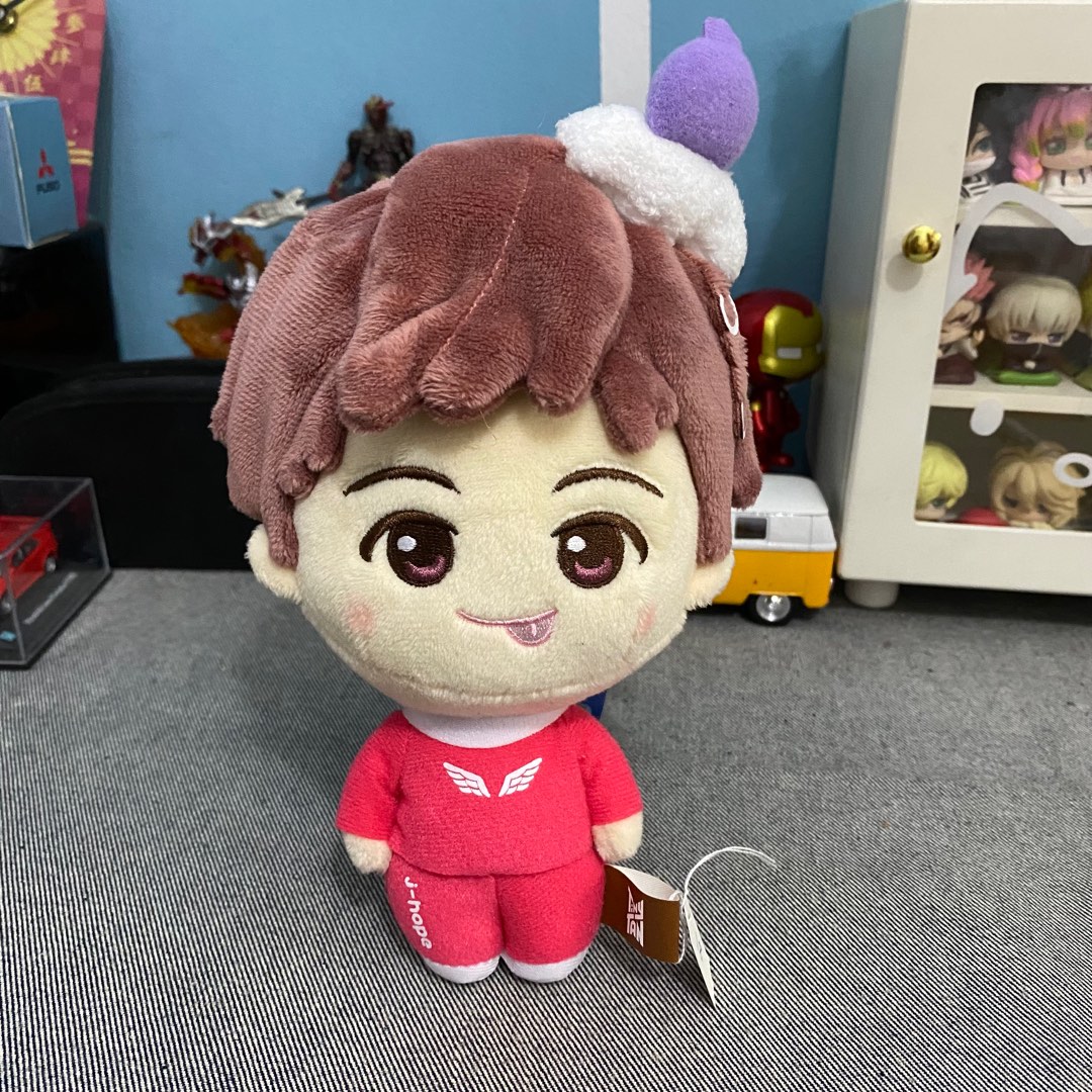 Tiny tan JHope plush, Hobbies & Toys, Toys & Games on Carousell