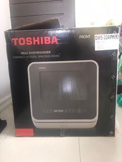 Toshiba Mini Compact Dishwasher Model DWS-22APH(K)