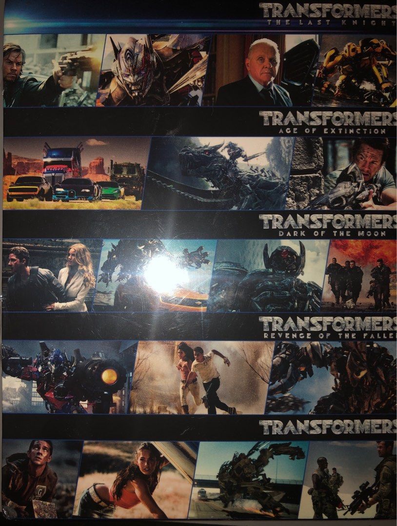 Transformers 5Movie Collection 4k uhd Bluray, Hobbies & Toys, Music