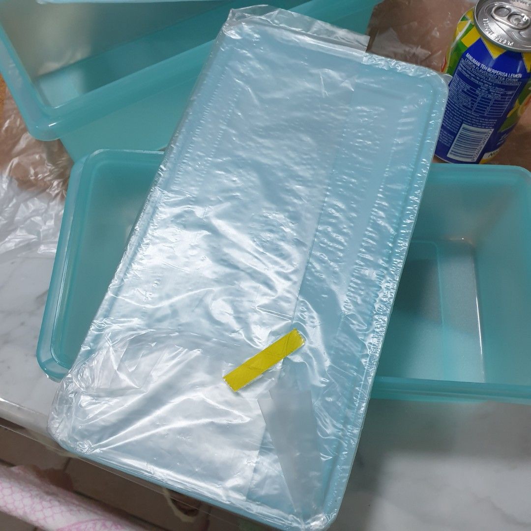 Tupperware rectangular containers, Furniture & Home Living, Kitchenware ...