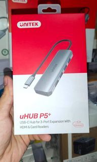 🔸Unitek 6in1 Hub USB-C to 3xUSB 1xHDMI 1xM/SD Card Reader Space Grey H1107F