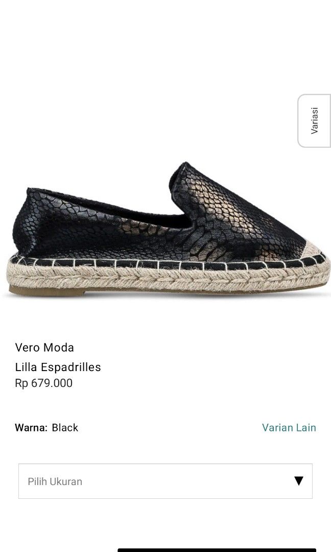 Vero Moda Espadrilles size 40 Fesyen Wanita Sepatu di Carousell