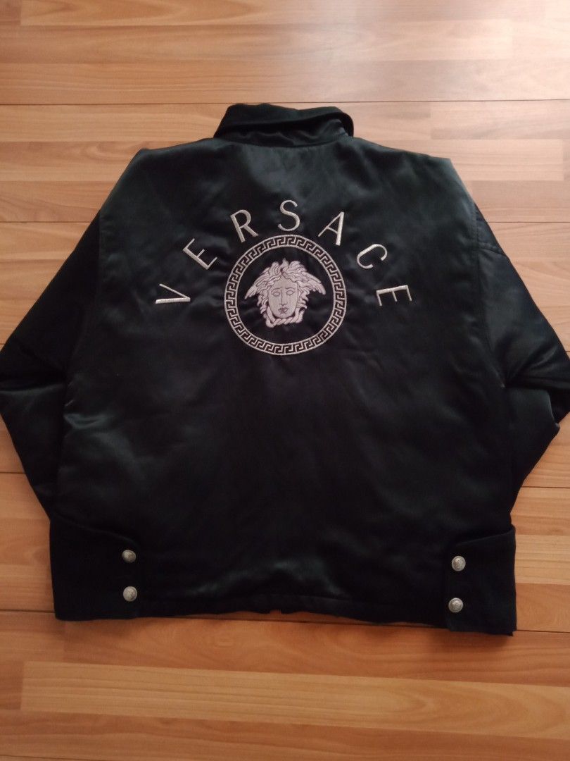 Versace Jacket, Fesyen Pria, Pakaian , Baju Luaran di Carousell
