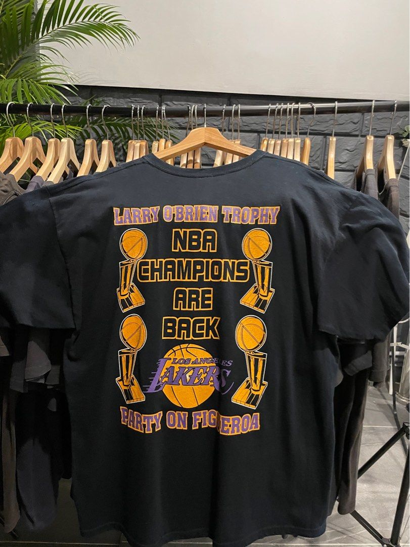 Adidas Los Angeles LA Lakers 2009 NBA Champions T-Shirt 3XL Locker Room  Edition