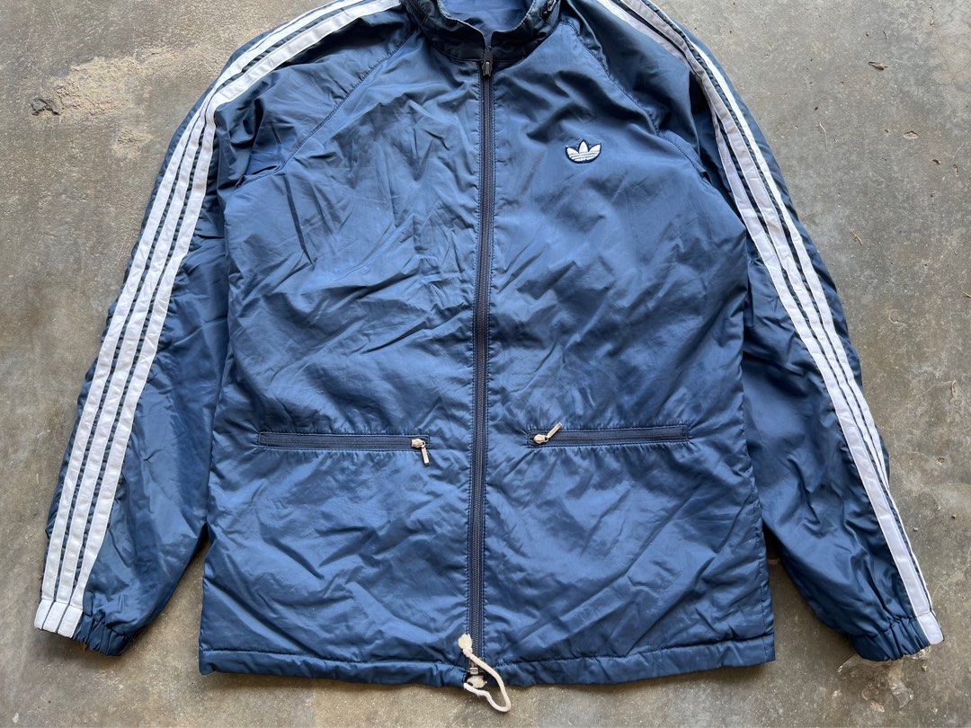 VINTAGE 80s ADIDAS JACKET, Men's Fashion, Coats, Jackets and Outerwear ...