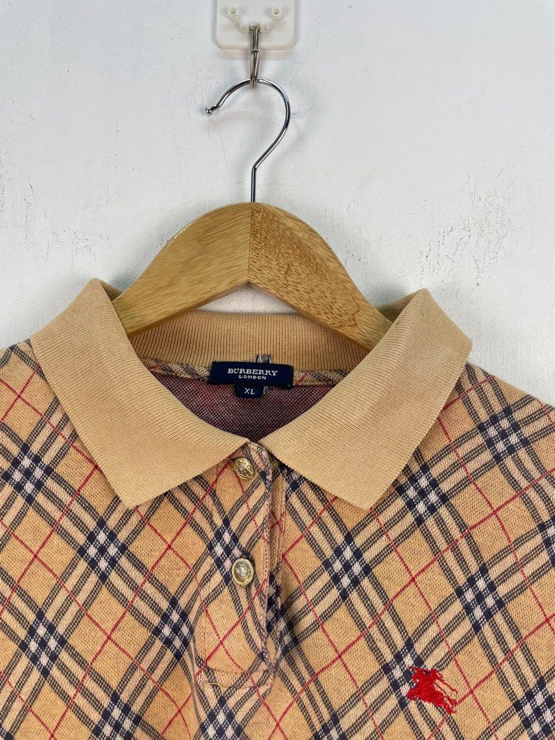 Burberry nova check deals long sleeve shirt