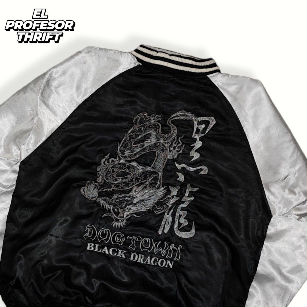 vintage sukajan beloa black doragon