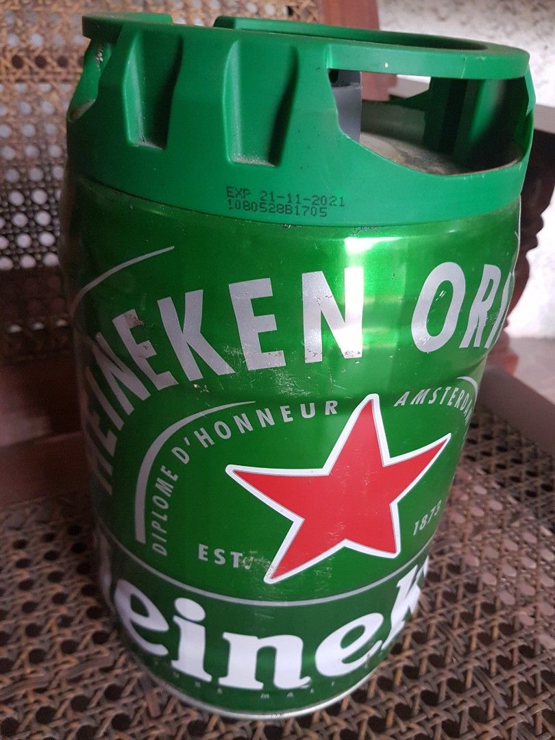 Heineken Draught Beer Keg Empty Used, Hobbies & Toys, Memorabilia