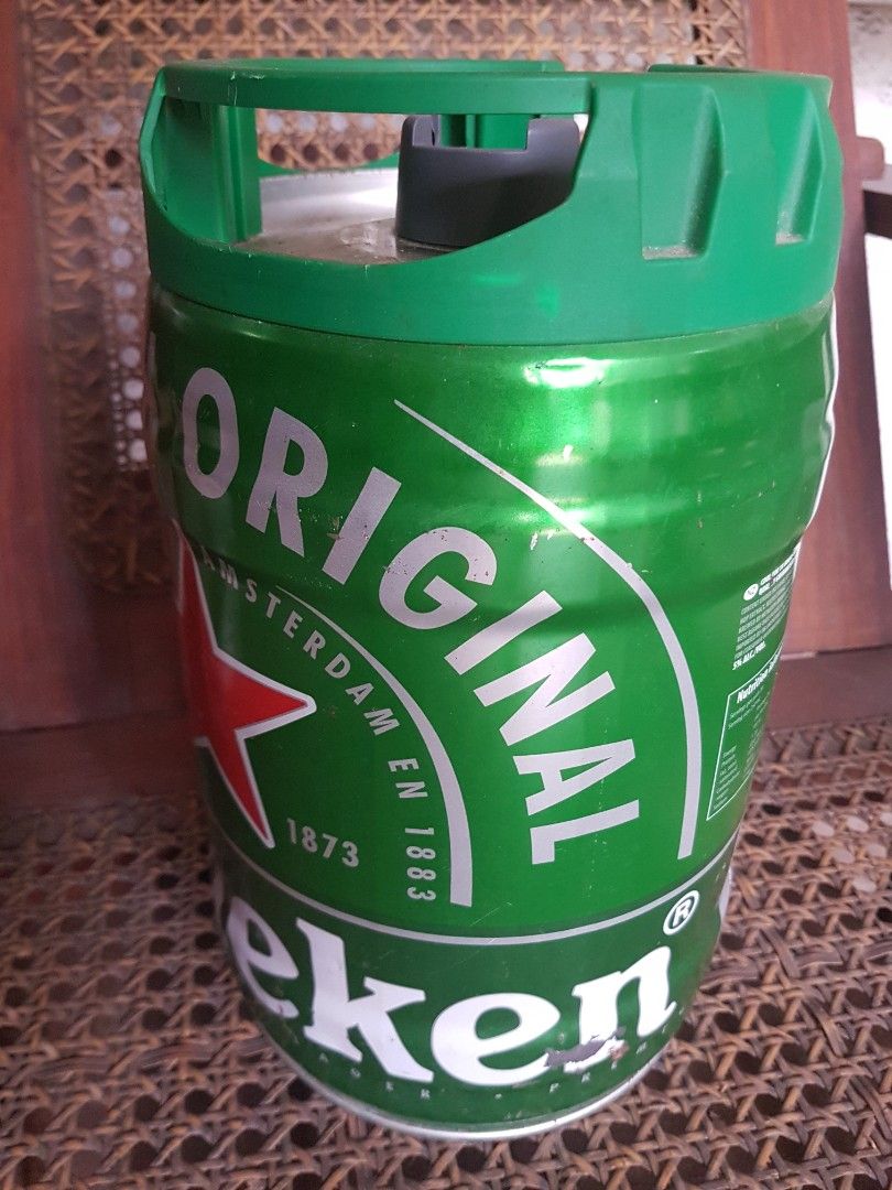 Heineken Draught Beer Keg Empty Used, Hobbies & Toys, Memorabilia