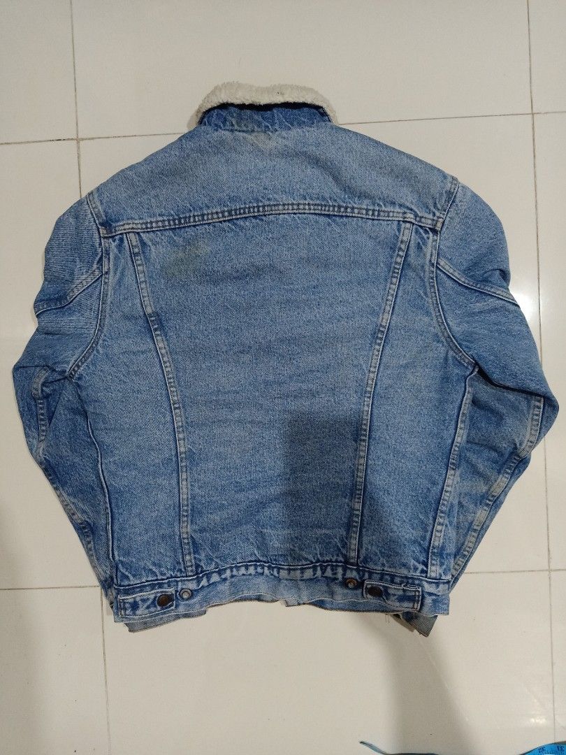 Vintage Levis Sherpa jacket Made in USA on Carousell