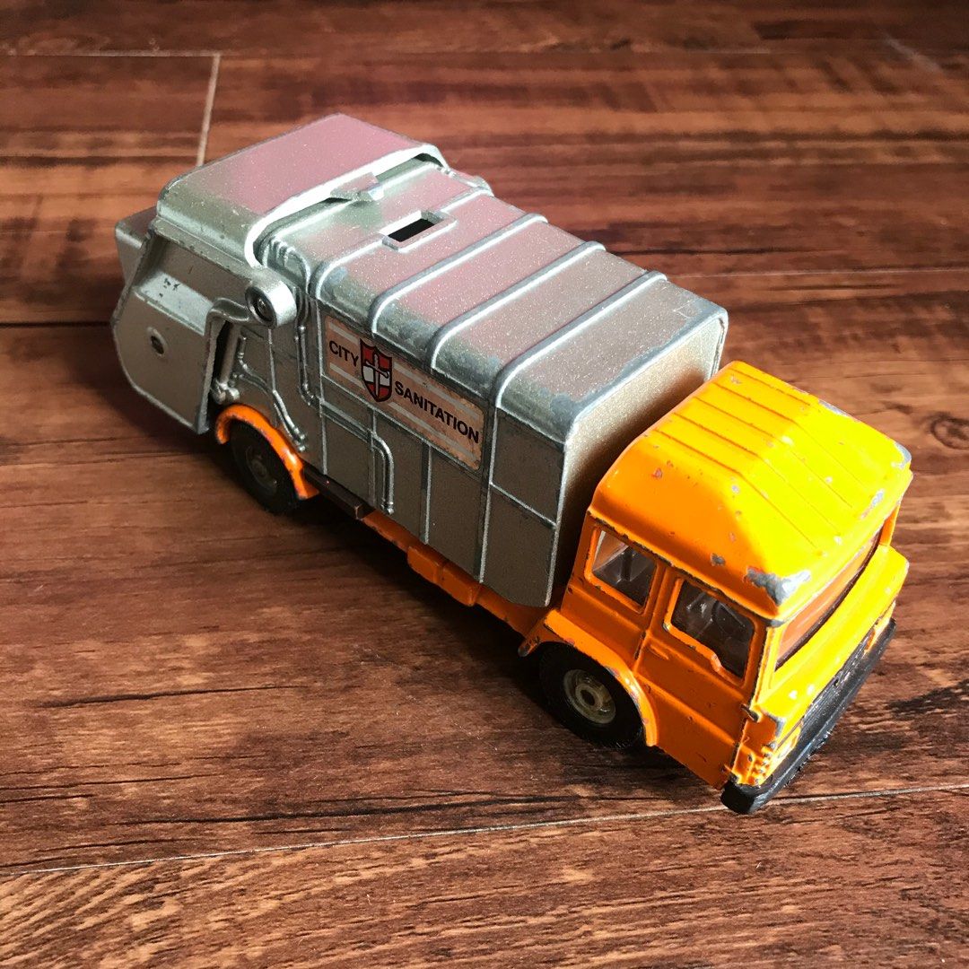 Vintage diecast shop toy trucks