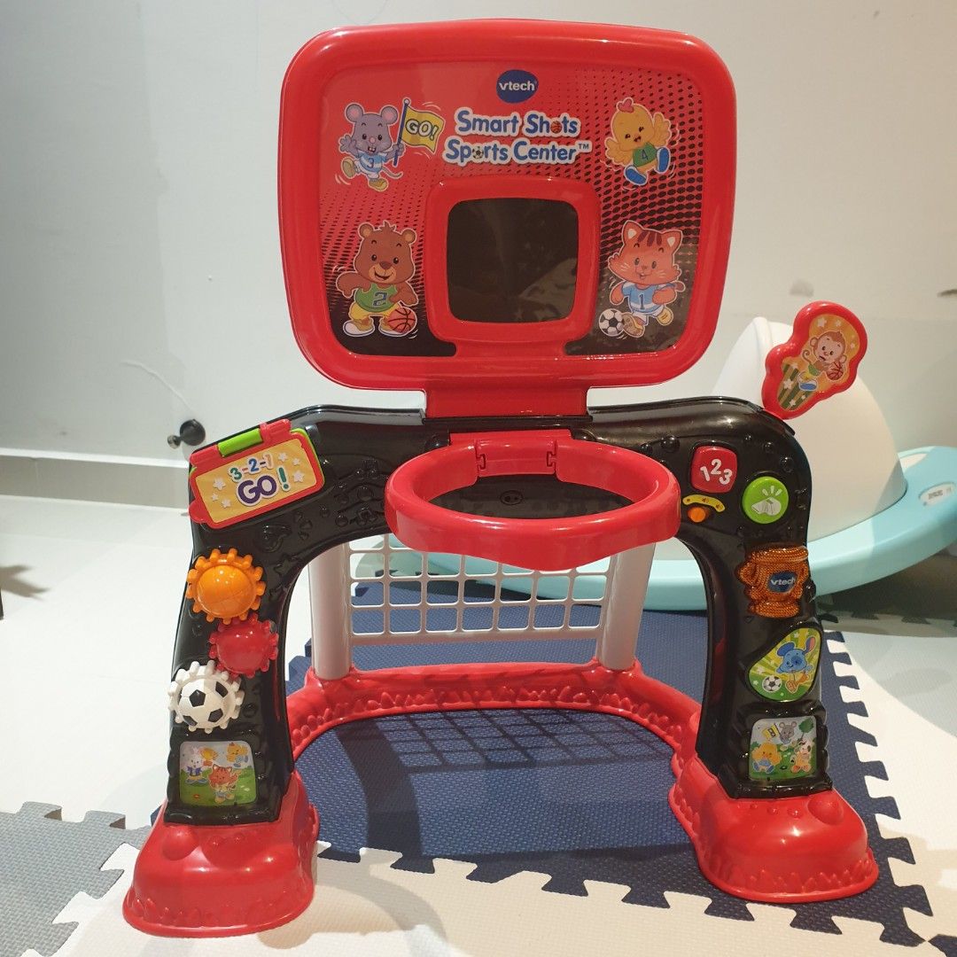 VTech Smart Shots Sports Center - Basketball & Soccer Toy For Toddlers 1-3 Years