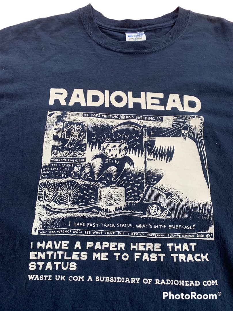 Radiohead t shirt uk clearance