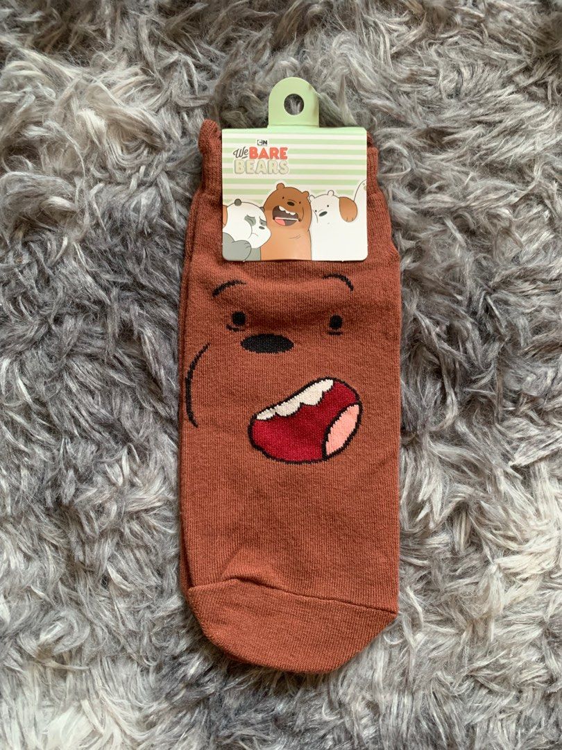 We Bare Bears Grizzly Grizz Bear Socks Womens Fashion Watches And Accessories Socks And Tights 