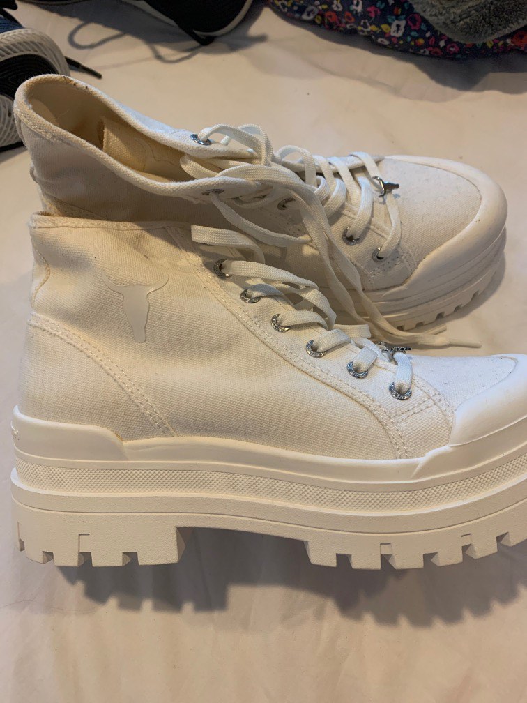 Windsor smith white boots 2025