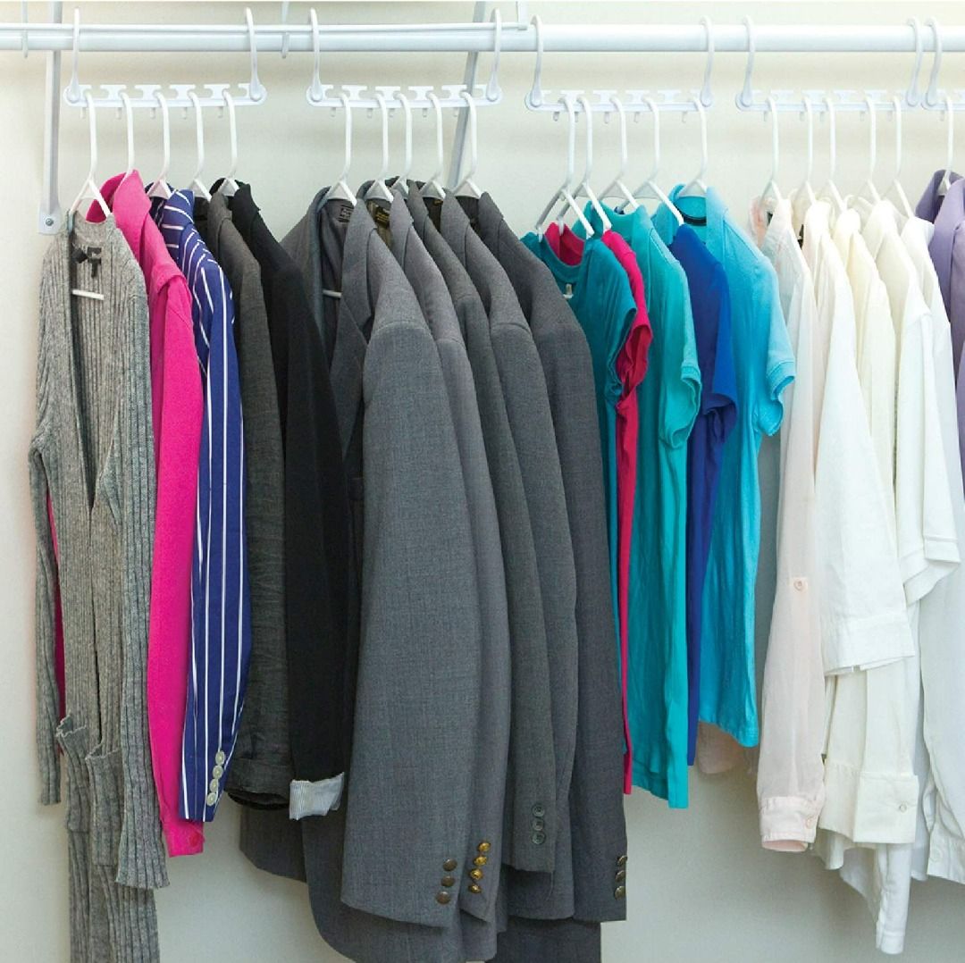 New Clothes Hanger Racks College Dorm Room Space Saving Hangers Closet  Storage Organization For Wardrobe Closet 5/3/1PCS