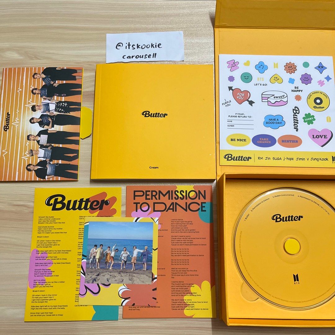 [WTS] BTS BUTTER ALBUM CREAM VERSION, Hobbies & Toys, Collectibles