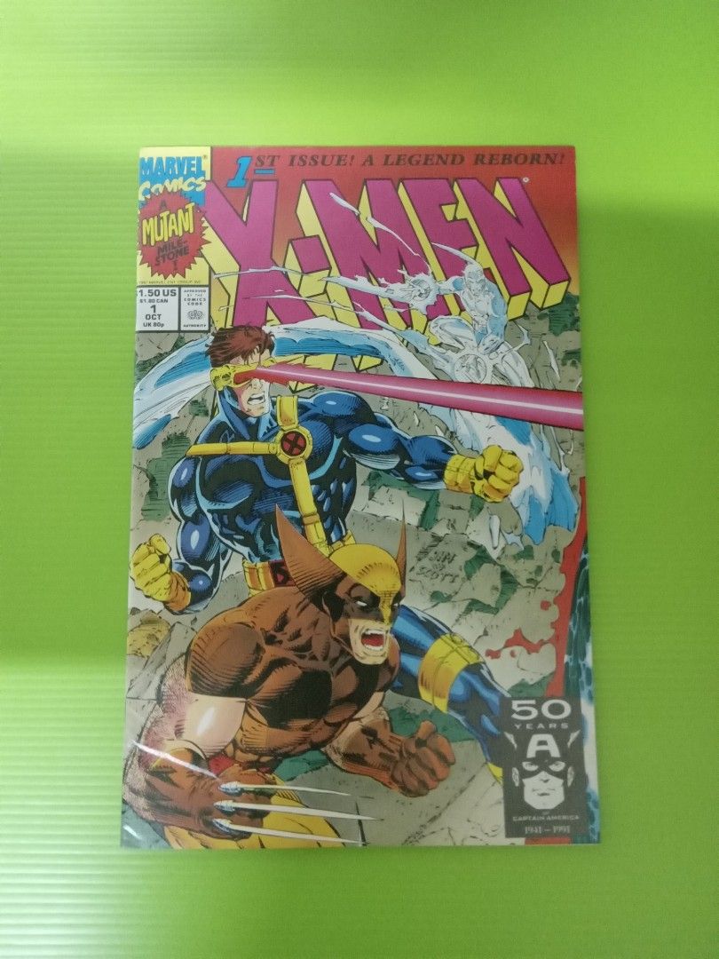 X-Men #1 ( Jim Lee - Cover Art ) Marvel Comics, 48-Pages, Hobbies & Toys,  Books & Magazines, Comics & Manga On Carousell