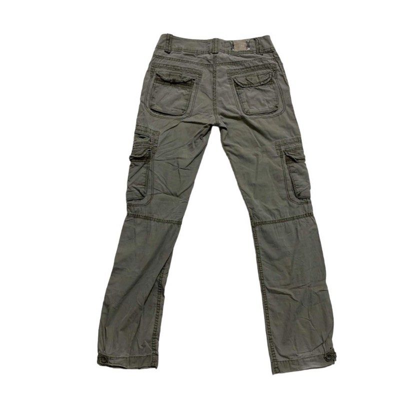 Y2k Grunge Acubi Light Army Green Cargo Pants on Carousell