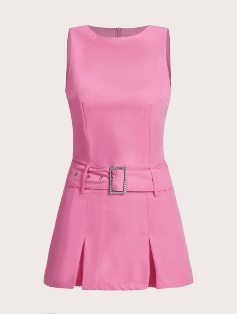 Y2k retro pink dress on Carousell