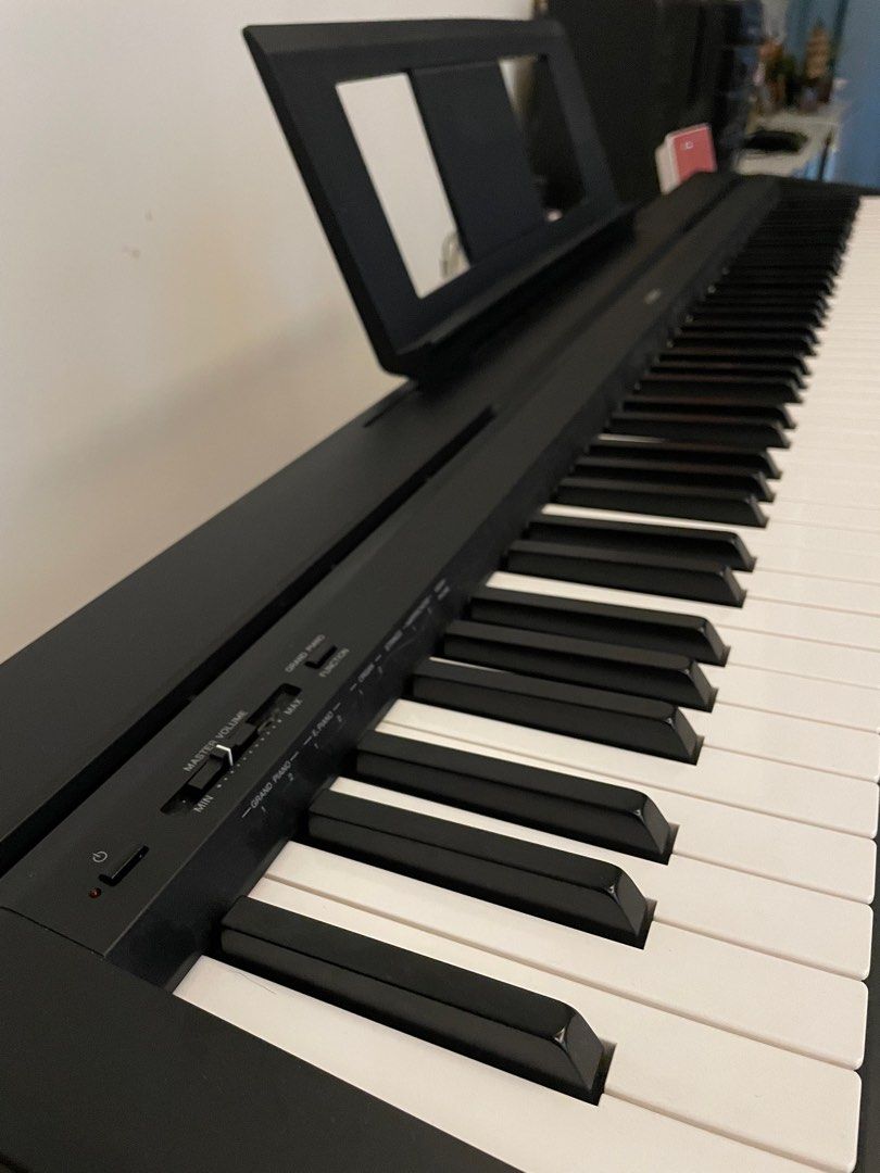 Yamaha P45 with bench and sustain pedal, Hobbies & Toys, Music & Media