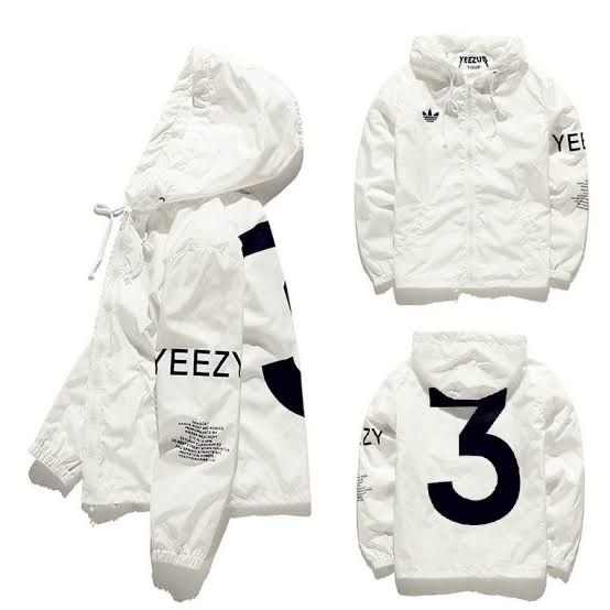 Yeezus white windbreaker sale