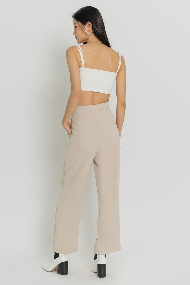 YHF Minimalist Pants in Oat, Women's Fashion, Bottoms, Other Bottoms on ...