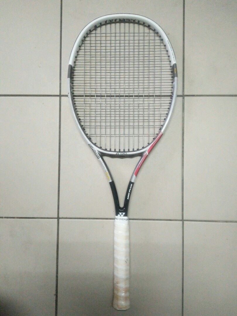 YONEX RDTI55 TENNIS RACKET + NEW PTPG 125 BLACK, Sports Equipment ...