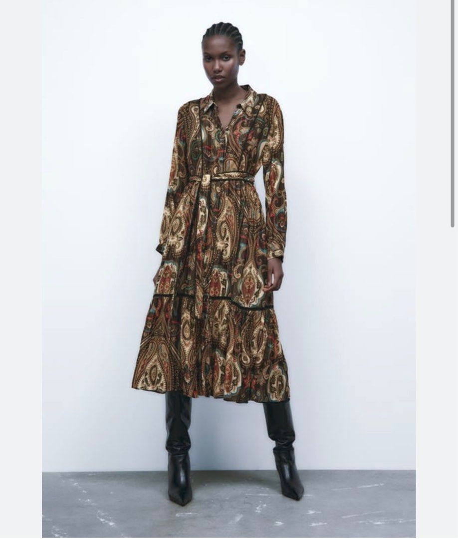 Zara snakeskin deals dress