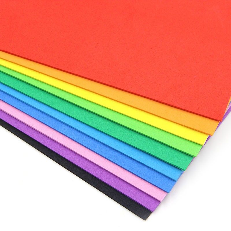 10pcs A4 EVA Foam art Paper sheet 2mm thickness, Hobbies & Toys