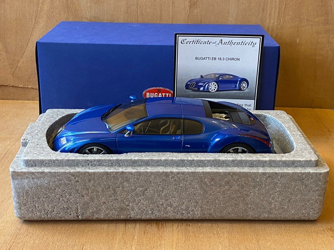 1/18 AUTOart Bugatti Chiron EB 18.3, 興趣及遊戲, 玩具& 遊戲類