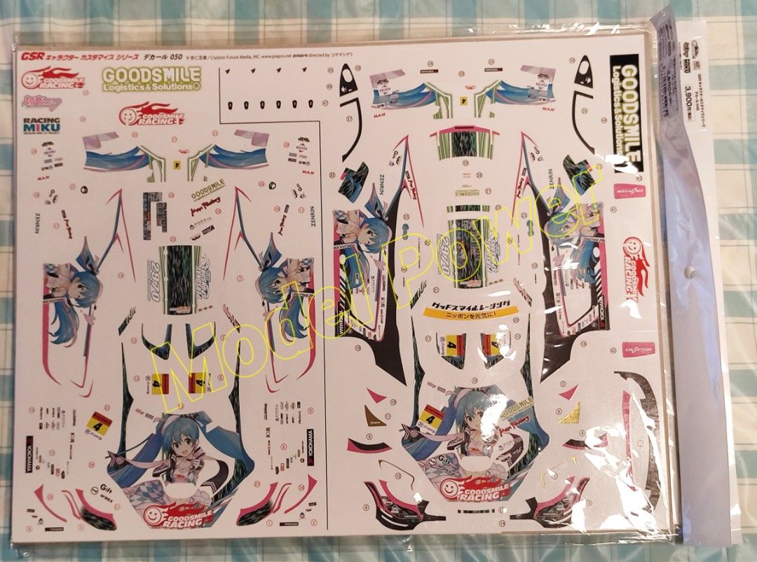 1/24 Good Smile Racing 初音ミクSuper GT AMG GT3 2019 水貼, 興趣及