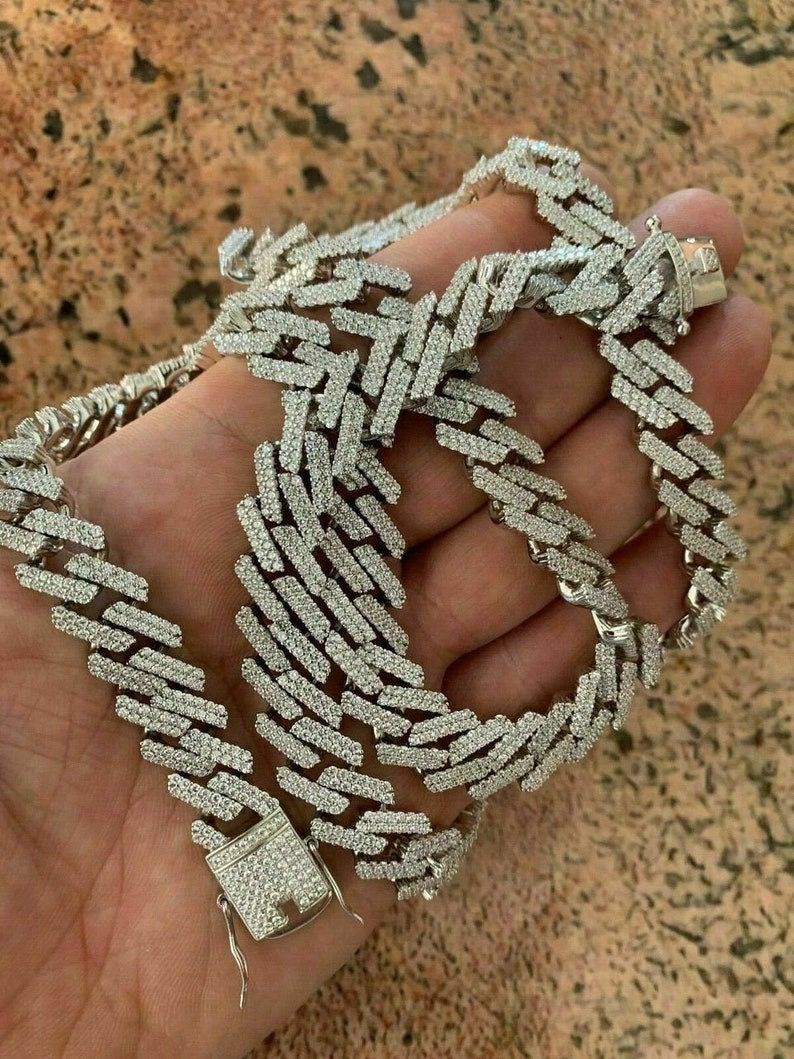 Real iced out best sale cuban chain